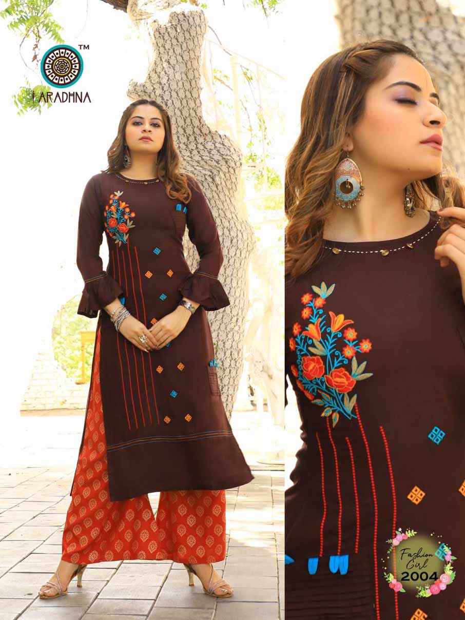Fashion Girl Vol-2 Embroidery Print Kurti Set Fashion Girl Vol-2 Embroidery Print Kurti Set
